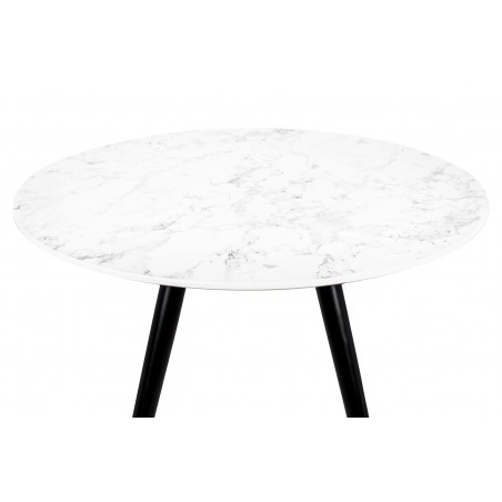 Stół PADRINO 90 - MDF, drewno, metal