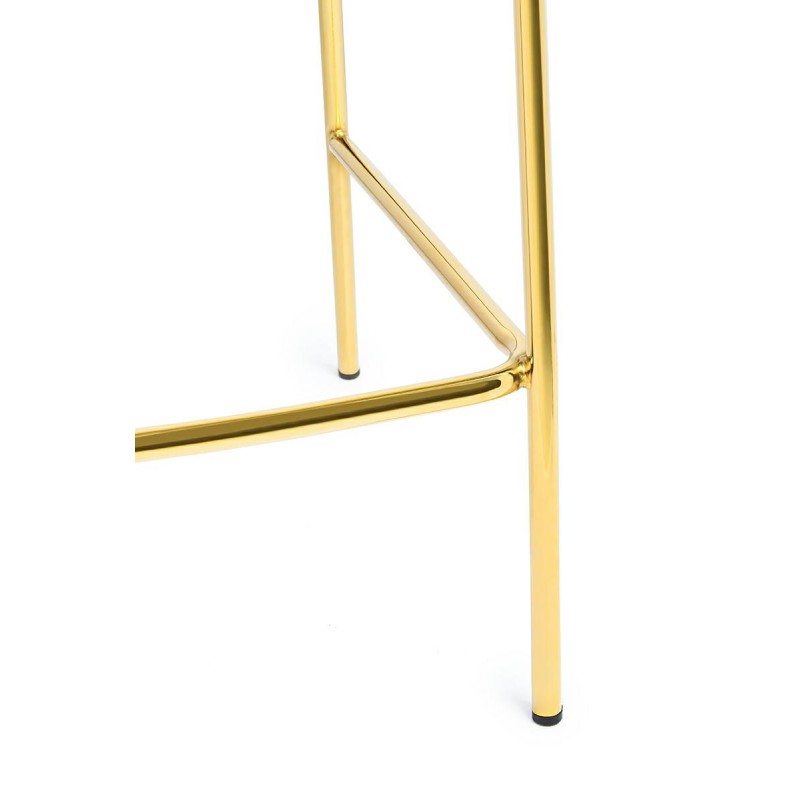 Hoker MARGO 65 ciemny zielony - welur, podstawa złota