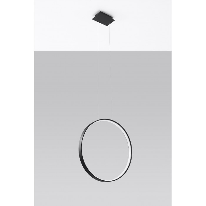 Lampa wisząca RIO 55 czarny LED 4000K Thoro