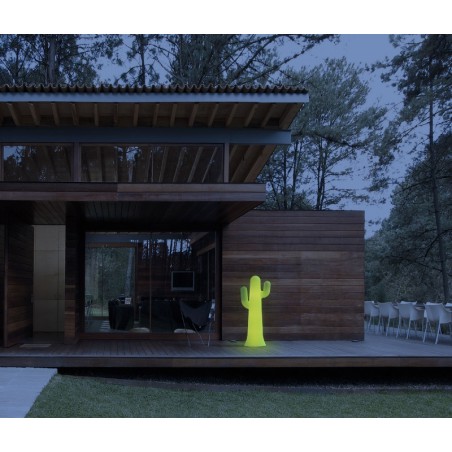 NEW GARDEN lampa ogrodowa PANCHO C limonkowa - LED