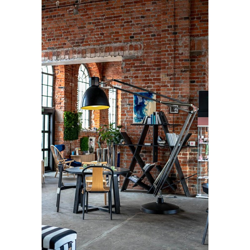 Lampa podłogowa GIGANT czarna - metal