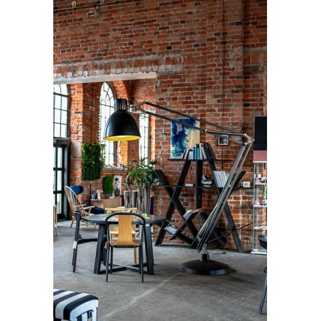 Lampa podłogowa GIGANT czarna - metal