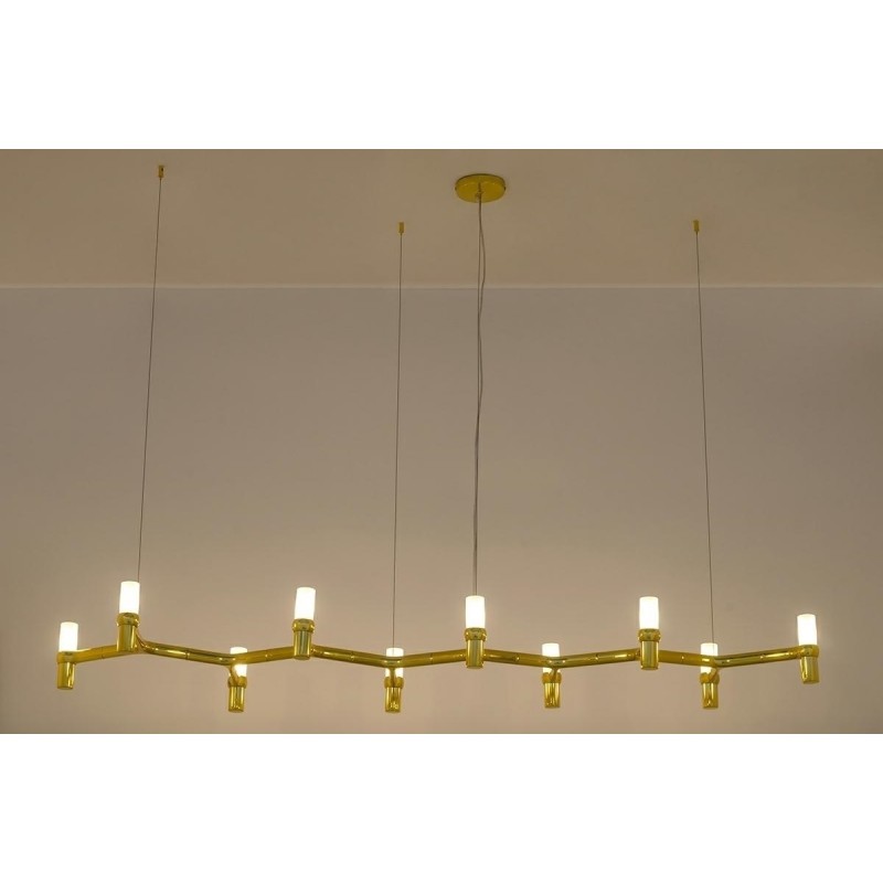 Lampa wisząca ATOMIC LONG złota