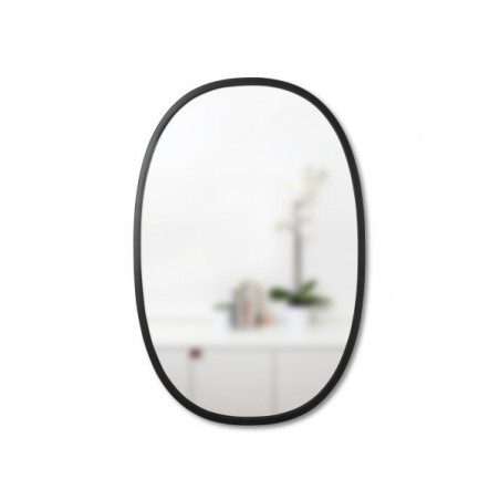 UMBRA lustro wiszące HUB OVAL 24x36 -czarne