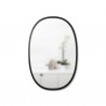 UMBRA lustro wiszące HUB OVAL 24x36 -czarne