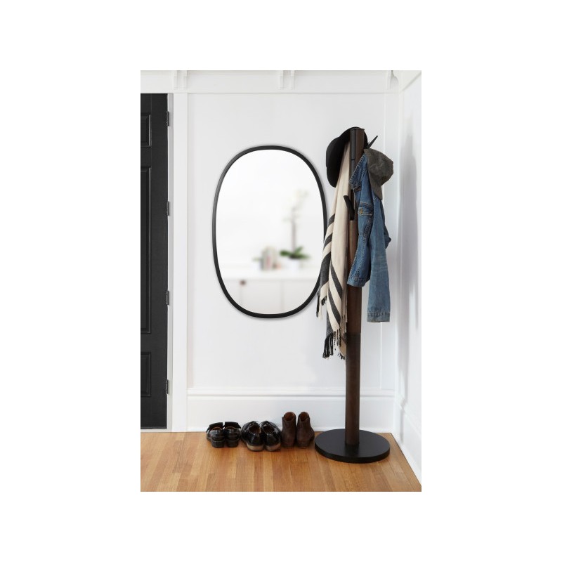 UMBRA lustro wiszące HUB OVAL 24x36 -czarne