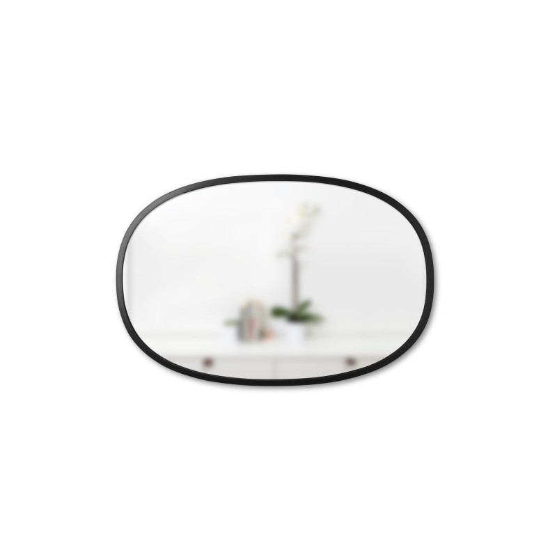 UMBRA lustro wiszące HUB OVAL 24x36 -czarne