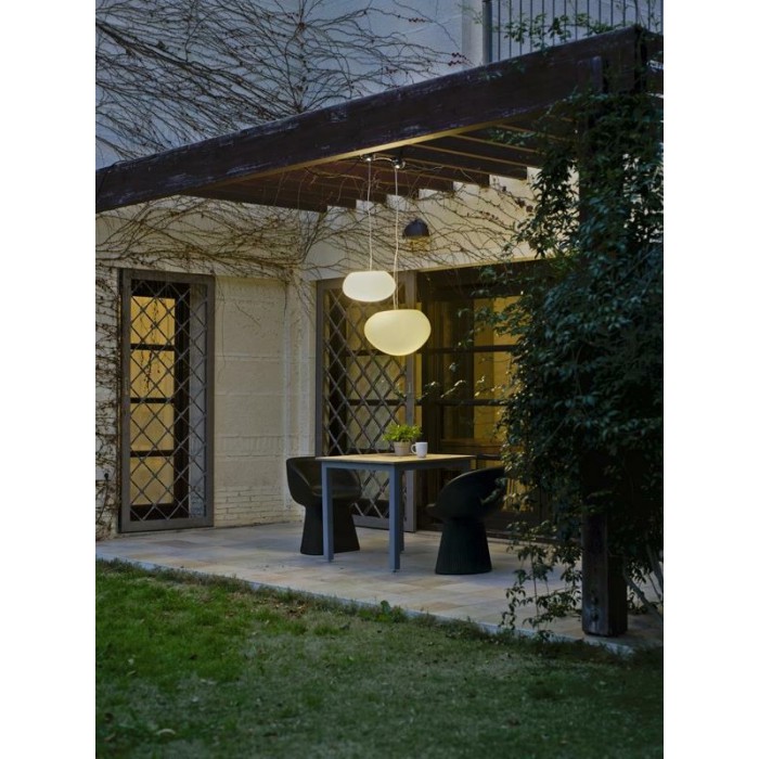 NEW GARDEN lampa wisząca PETRA 60 HANG biała