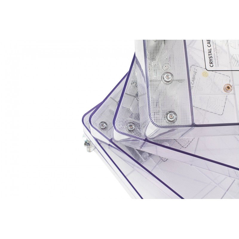 Szafka VISION transparentna - poliwęglan, kółeczka