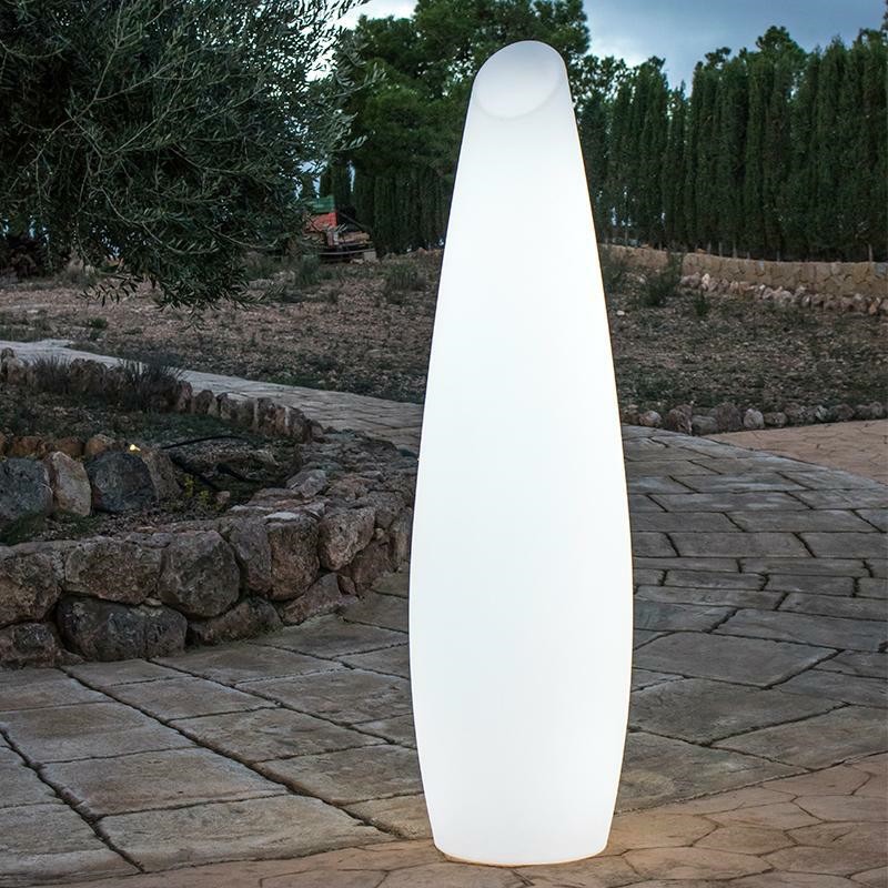 NEW GARDEN lampa ogrodowa FREDO 170 C biała - LED, przewód