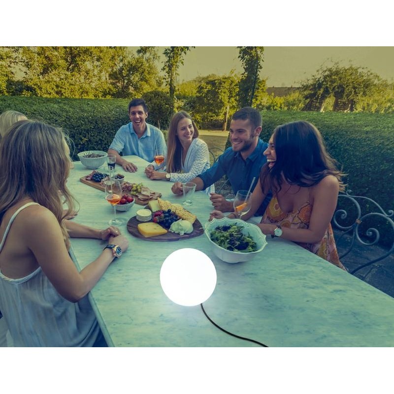 NEW GARDEN lampa ogrodowa BULY 20 biała - LED