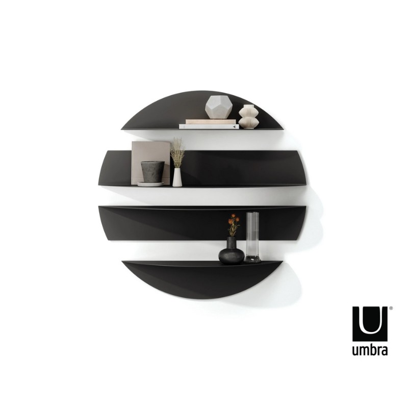UMBRA półki ścienne SOLIS czarne