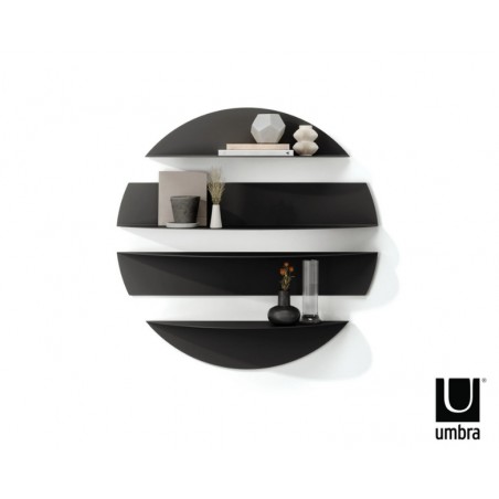 UMBRA półki ścienne SOLIS czarne