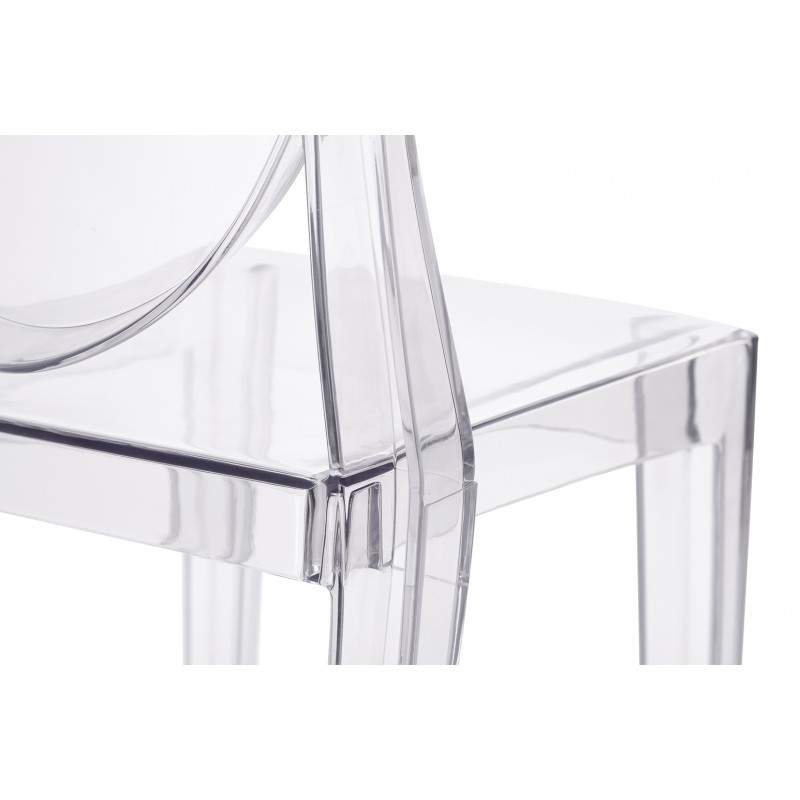 Krzesło VICTORIA transparentne - poliwęglan