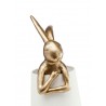 KARE lampa stołowa RABBIT złota / biała