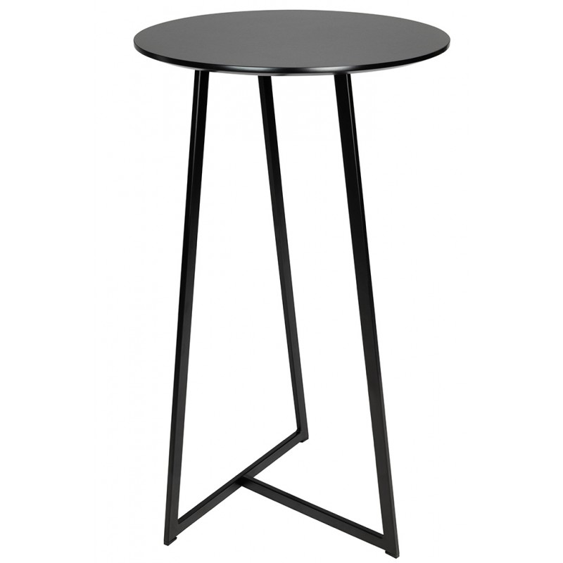 Stolik ALLEN 60 czarny - MDF, metal