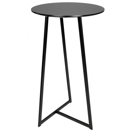 Stolik ALLEN 60 czarny - MDF, metal