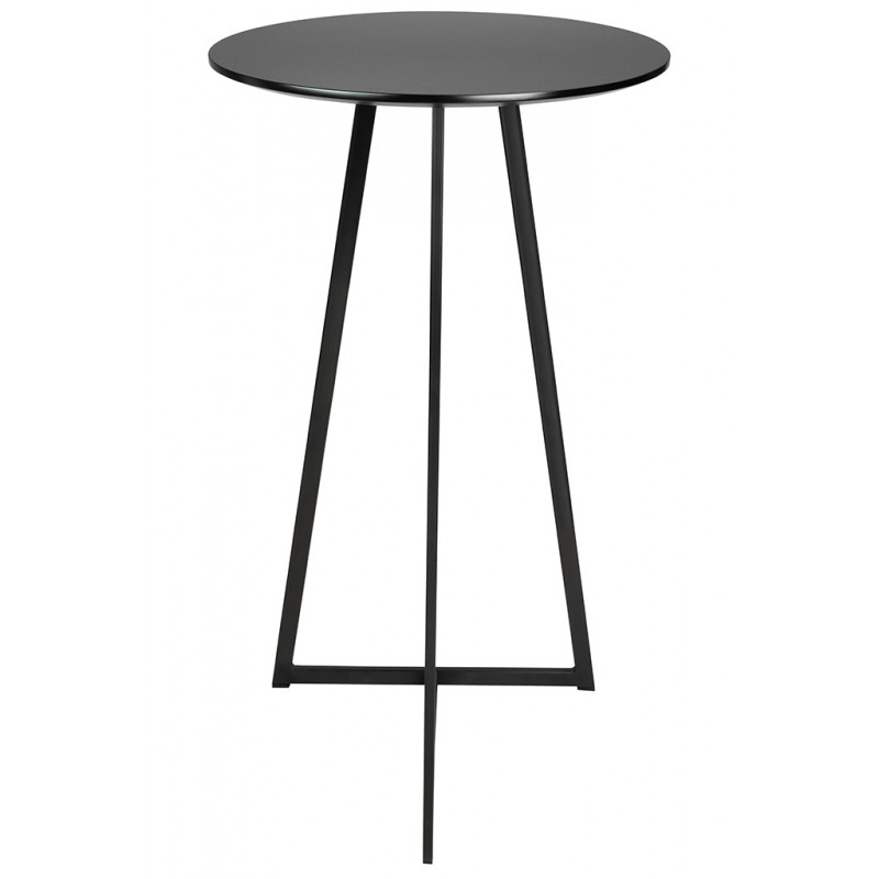 Stolik ALLEN 60 czarny - MDF, metal