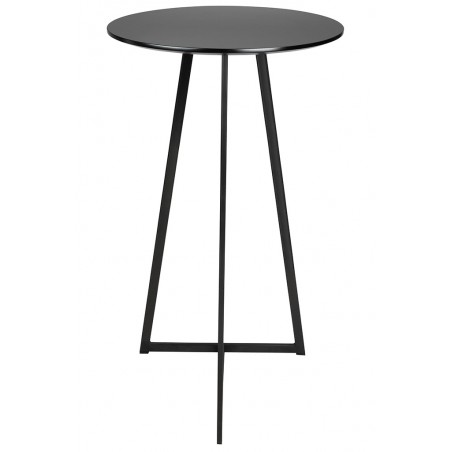 Stolik ALLEN 60 czarny - MDF, metal