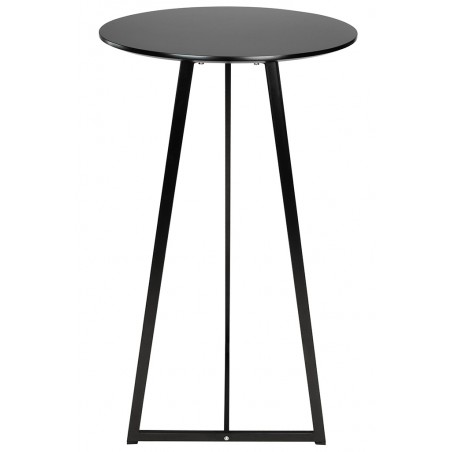 Stolik ALLEN 60 czarny - MDF, metal