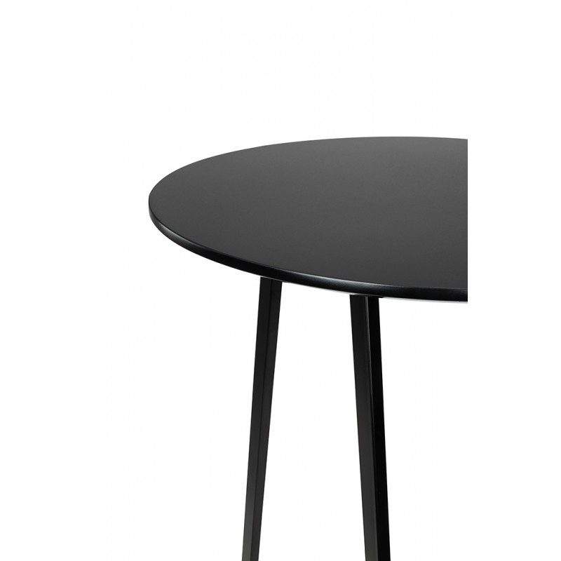 Stolik ALLEN 60 czarny - MDF, metal