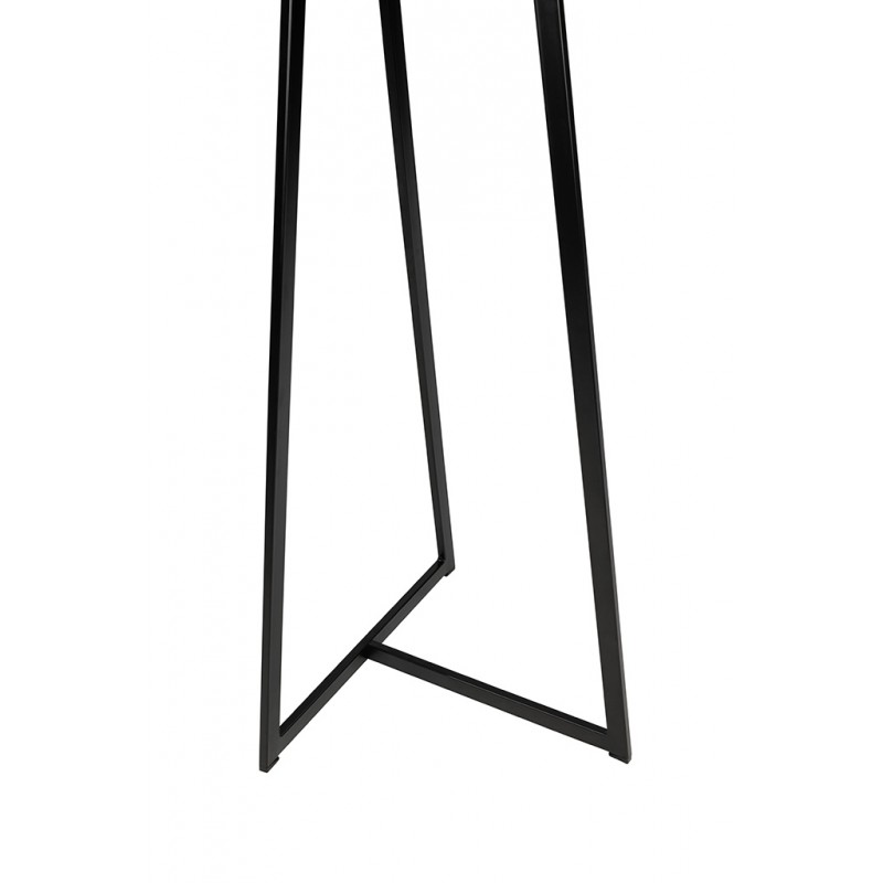 Stolik ALLEN 60 czarny - MDF, metal