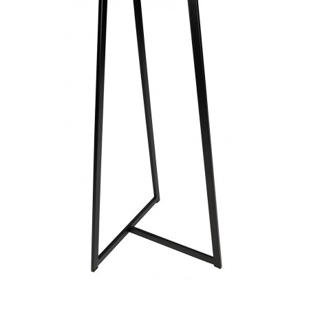 Stolik ALLEN 60 czarny - MDF, metal