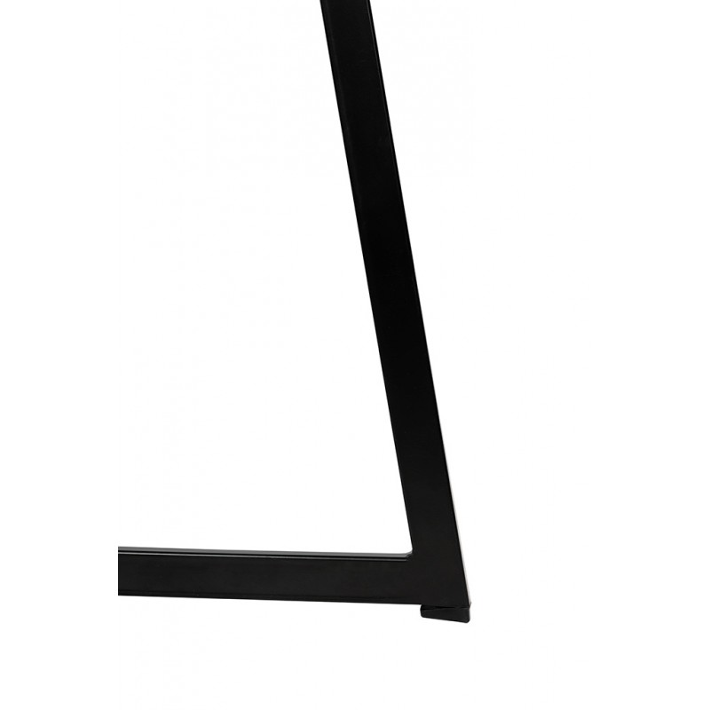 Stolik ALLEN 60 czarny - MDF, metal