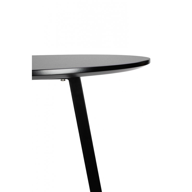 Stolik ALLEN 60 czarny - MDF, metal