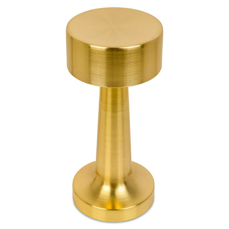 Lampa biurkowa LEE złota - wbudowana bateria, LED