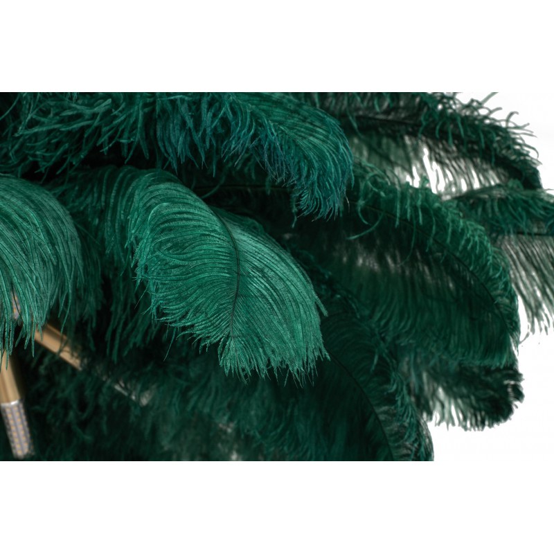 Lampa podłogowa TIFFANY złota / zielona