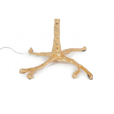 Lampa podłogowa TIFFANY złota / zielona