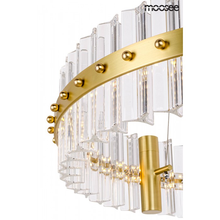 MOOSEE lampa wisząca SATURNUS 47 złota - LED,...