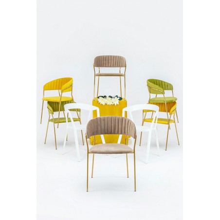 Krzesło VIBIA białe - polipropylen