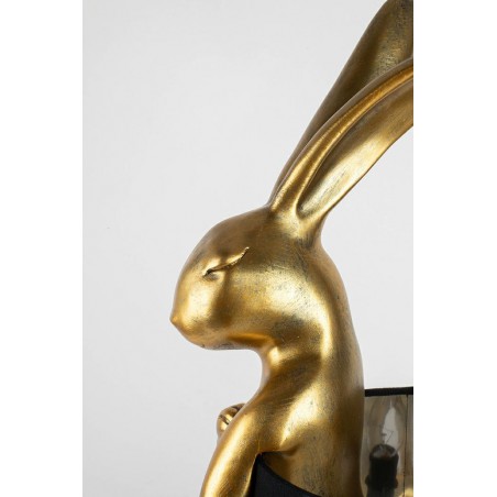 KARE lampa stołowa RABBIT złota / czarna