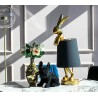 KARE lampa stołowa RABBIT złota / czarna