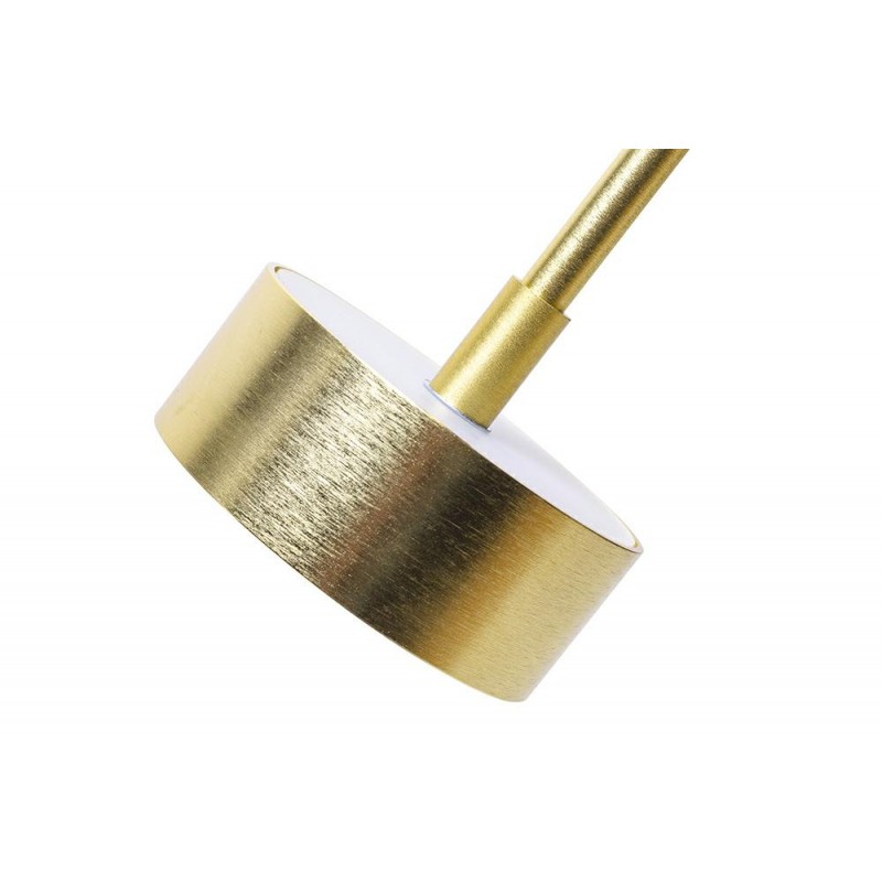 Lampa wisząca CAPRI złota - 60 LED, aluminium, szkło