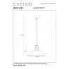 Lucide Lampa wisząca nowoczesna BRASSY/BIS 43401/31/30 czarny