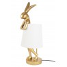 KARE lampa stołowa RABBIT złota / biała