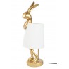 KARE lampa stołowa RABBIT złota / biała