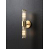Lampa ścienna PILAR TWIN złota