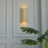 Lampa ścienna TUBO złota