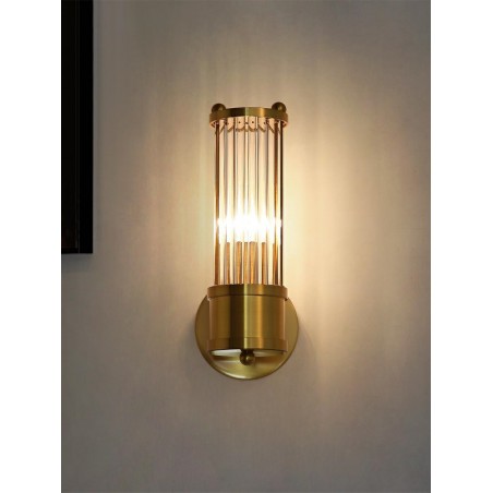 Lampa ścienna PILAR złota