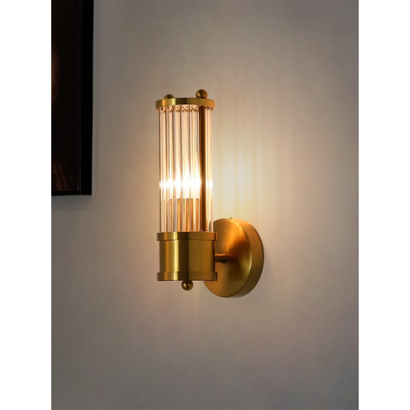 Lampa ścienna PILAR złota