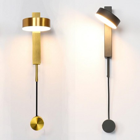 Lampa ścienna CLARID GOLD złota