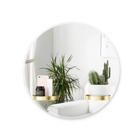 UMBRA lustro ścienne PERCH 24 mosiądz