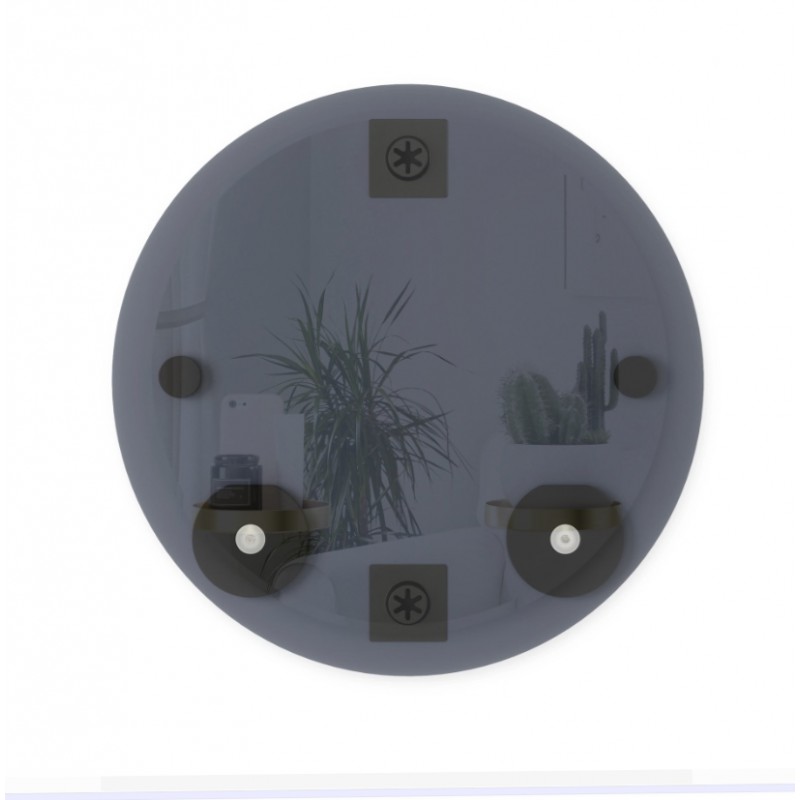 UMBRA lustro ścienne PERCH 24 mosiądz