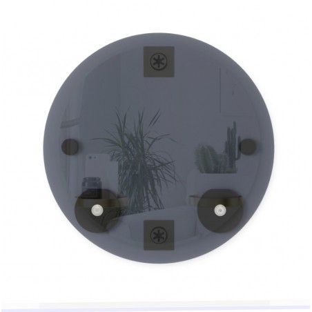 UMBRA lustro ścienne PERCH 24 mosiądz