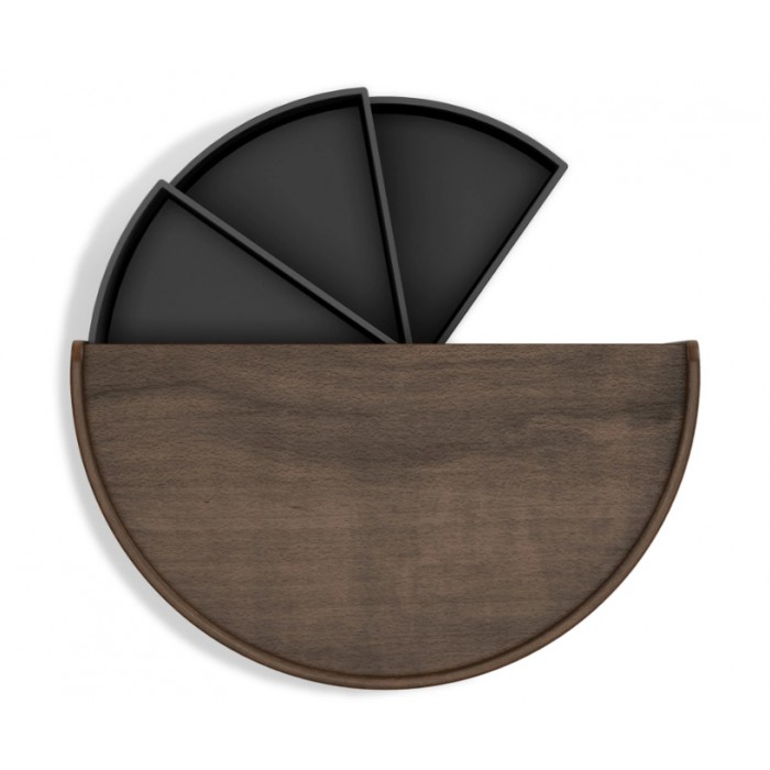 UMBRA pojmenik na biżuterie MOONA ciemno-brązowy