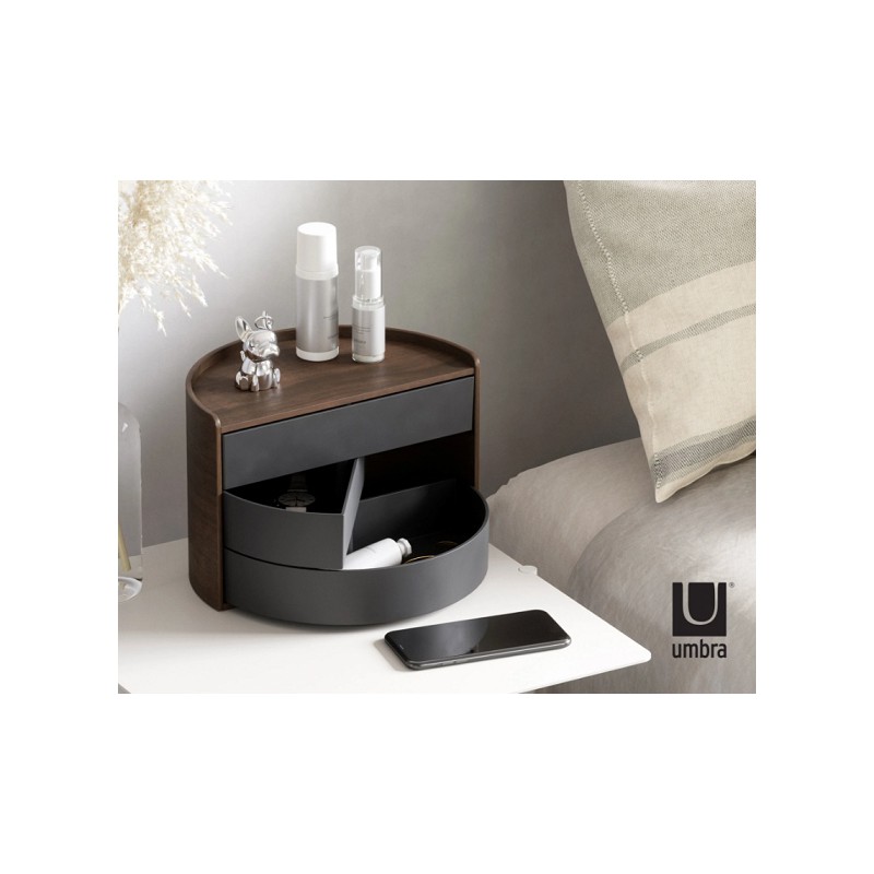 UMBRA pojmenik na biżuterie MOONA ciemno-brązowy